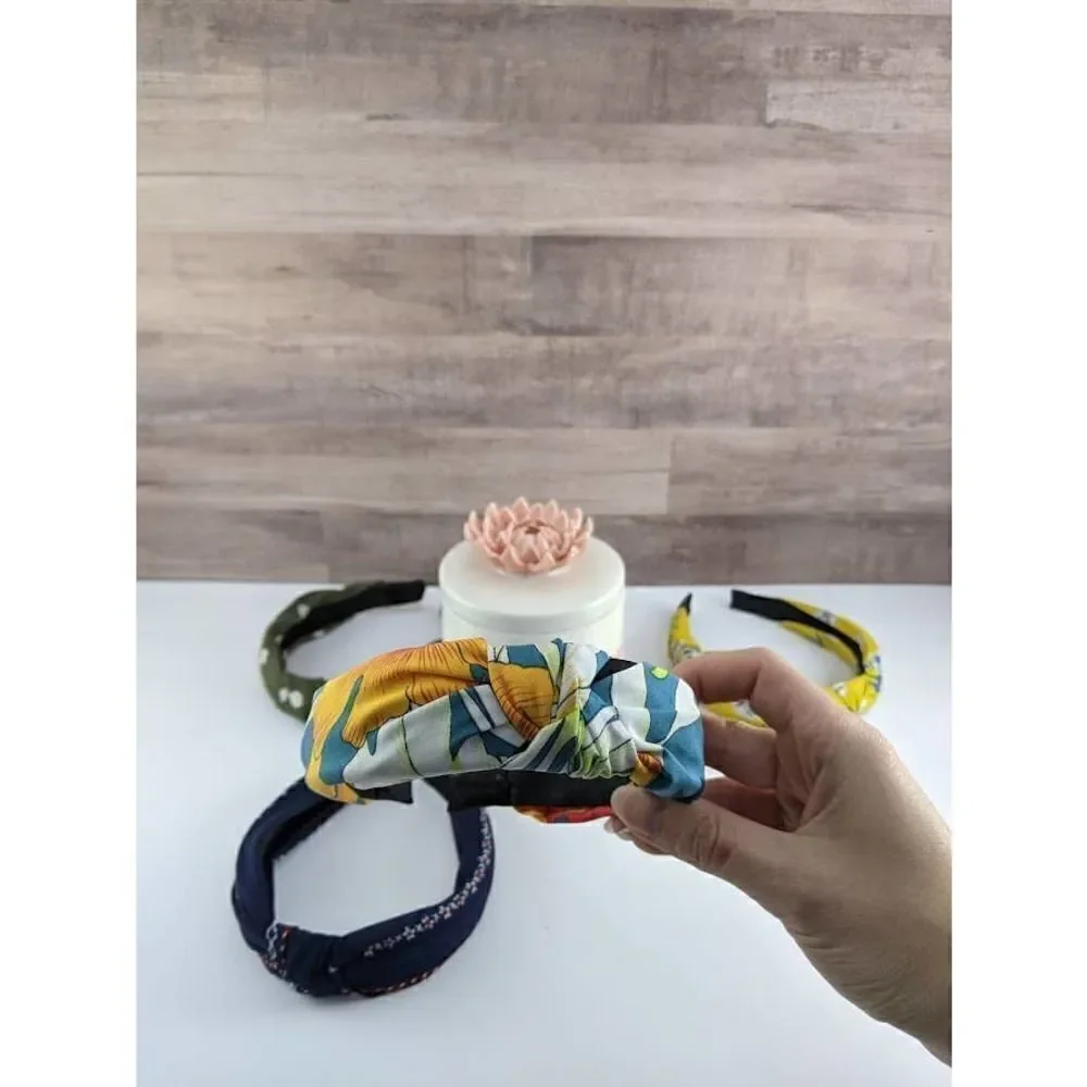 Printed Knotted Headbands Set